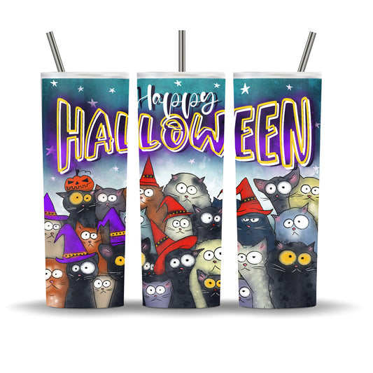 Funny Witch Cats 20 oz Tumbler